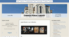 Desktop Screenshot of oswegopubliclibrary.org